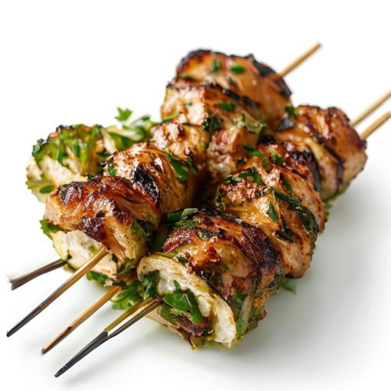 Chicken Green Boti Roll