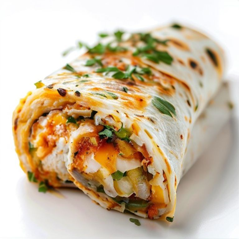 Chicken Malai Cheesy Roll