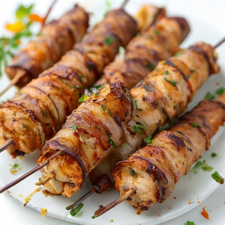 Chicken Malai Boti Roll
